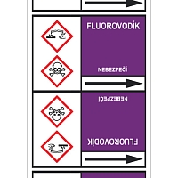 Značení potrubí, fluorovodík